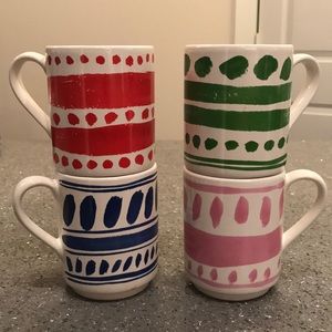 Kate Spade "all in good taste" Stacking Mugs